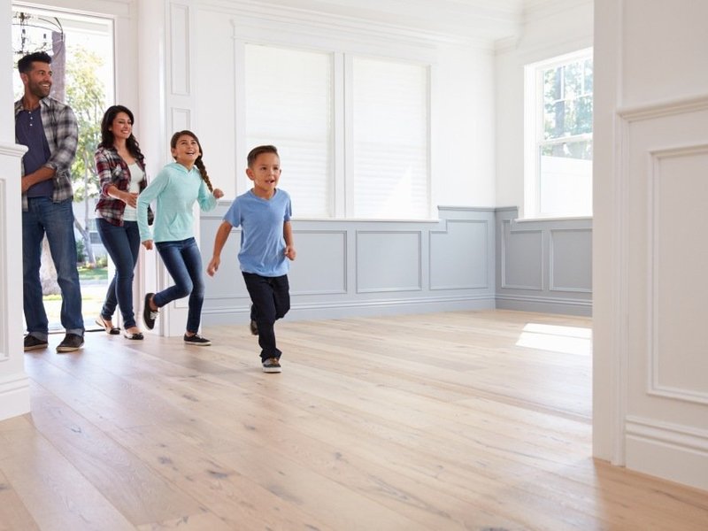 light hardwood flooring it's perfect for kids to playing in house from Hennen Floor Covering in Freeport, MN area